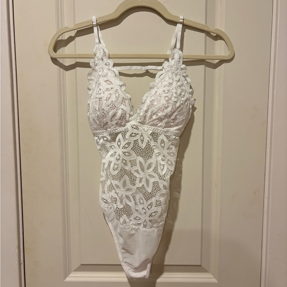 White Lace Bodysuit